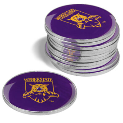 Weber State Wildcats Golf Ball Marker (12 Pack)