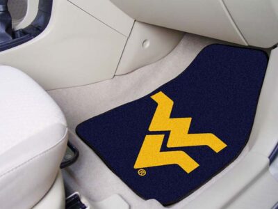 West Virginia Mountaineers 27" x 18" Auto Floor Mat (Set of 2 Car Mats)