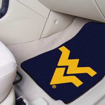 West Virginia Mountaineers 27" x 18" Auto Floor Mat (Set of 2 Car Mats)