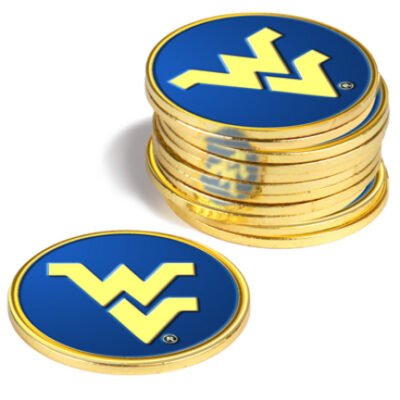 West Virginia Mountaineers Golf Ball Marker (12 Pack)