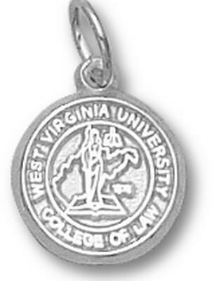 West Virginia Mountaineers "Law Seal" 3/8" Charm - Sterling Silver Jewelry