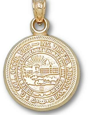 West Virginia Mountaineers "Seal" Pendant - 10KT Gold Jewelry