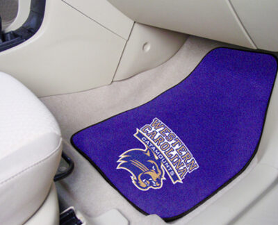 Western Carolina Catamounts 27" x 18" Auto Floor Mat (Set of 2 Car Mats)