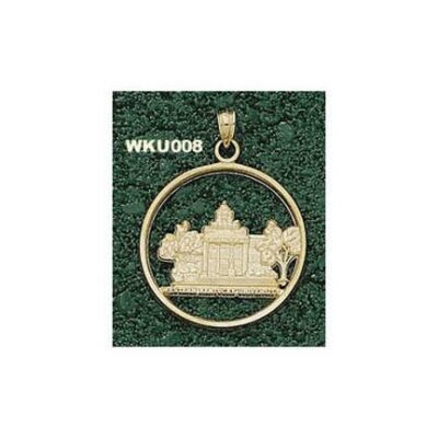 Western Kentucky Hilltoppers "Cherry Hall" Pendant - 10KT Gold Jewelry