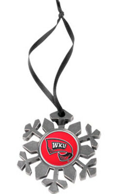 Western Kentucky Hilltoppers Snowflake Ornament (Set of 2)