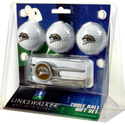 Western Michigan Broncos 3 Ball Golf Gift Pack with Kool Tool