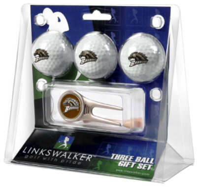 Western Michigan Broncos 3 Golf Ball Gift Pack with Cap Tool