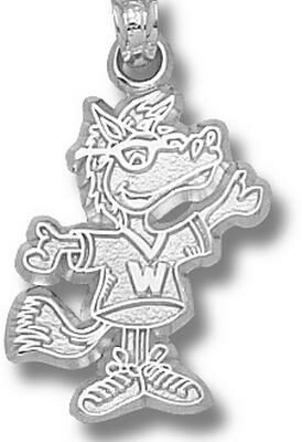 Western Michigan Broncos "Buster" Pendant - Sterling Silver Jewelry