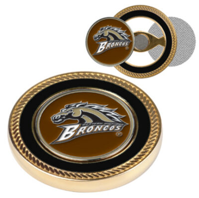 Western Michigan Broncos Challenge Coin with Ball Markers (Set of 2)