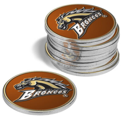 Western Michigan Broncos Golf Ball Marker (12 Pack)