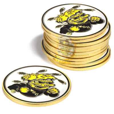 Wichita State Shockers Golf Ball Marker (12 Pack)