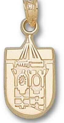 Winthrop Eagles "Tower Logo" Pendant - 10KT Gold Jewelry