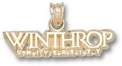 Winthrop Eagles "Winthrop University" Pendant - 10KT Gold Jewelry