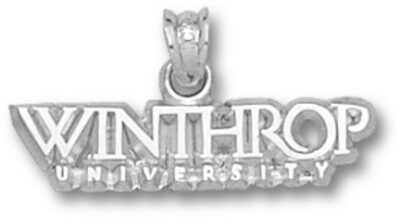 Winthrop Eagles "Winthrop University" Pendant - Sterling Silver Jewelry