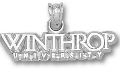 Winthrop Eagles "Winthrop University" Pendant - Sterling Silver Jewelry