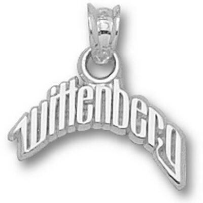 Wittenberg Tigers Arched "Wittenberg" Pendant - Sterling Silver Jewelry