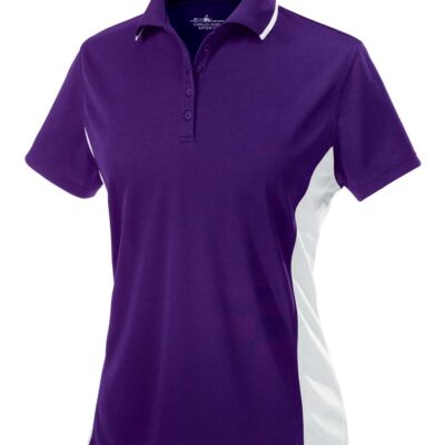 Women's Color Blocked Wicking Polo Shirt from Charles River Apparel