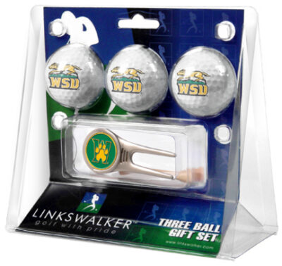 Wright State Raiders 3 Golf Ball Gift Pack with Cap Tool