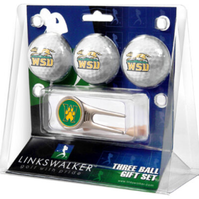 Wright State Raiders 3 Golf Ball Gift Pack with Cap Tool