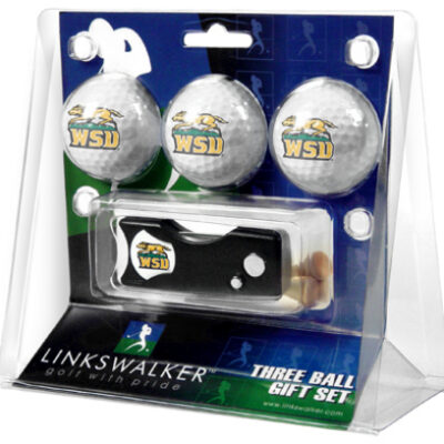 Wright State Raiders 3 Golf Ball Gift Pack with Spring Action Tool