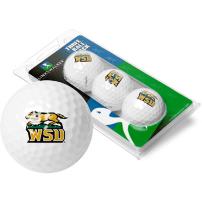 Wright State Raiders 3 Golf Ball Sleeve (Set of 3)