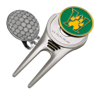 Wright State Raiders Divot Tool Hat Clip with Golf Ball Marker (Set of 2)