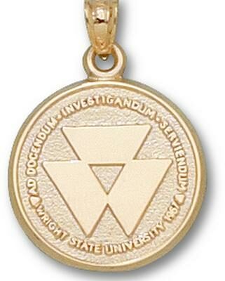 Wright State Raiders "Seal" Pendant - 10KT Gold Jewelry