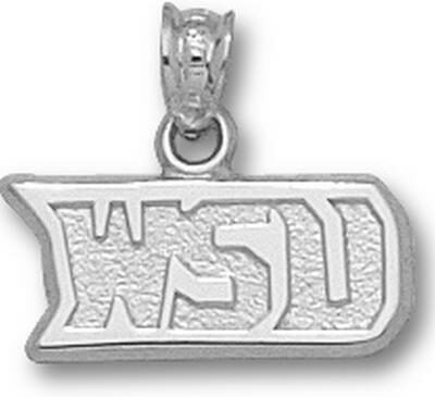 Wright State Raiders "WSU" Pendant - Sterling Silver Jewelry