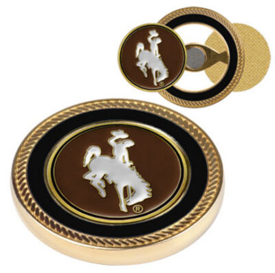 Wyoming Cowboys Challenge Coin with Ball Markers (Set of 2)