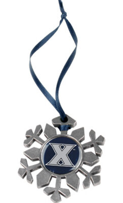 Xavier Musketeers Snowflake Ornament (Set of 2)