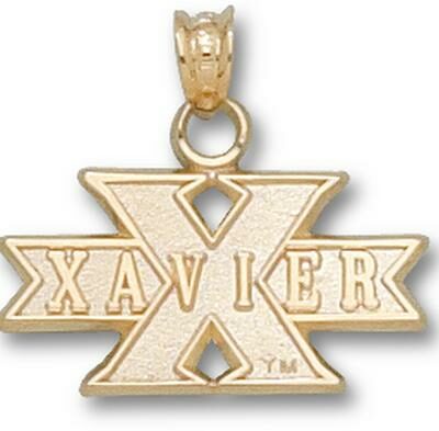 Xavier Musketeers "Xavier in X" Pendant - 10KT Gold Jewelry