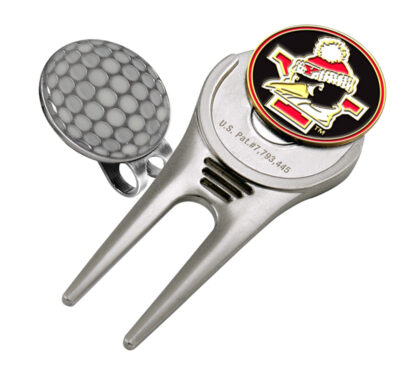 Youngstown State Penguins Divot Tool Hat Clip with Golf Ball Marker (Set of 2)