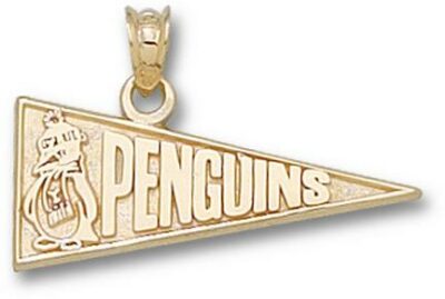 Youngstown State Penguins "Penguins Pennant" Pendant - 10KT Gold Jewelry