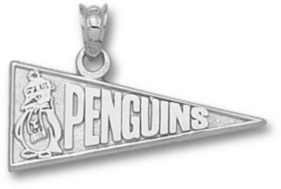 Youngstown State Penguins "Penguins Pennant" Pendant - Sterling Silver Jewelry