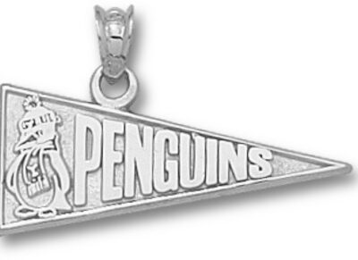 Youngstown State Penguins "Penguins Pennant" Pendant - Sterling Silver Jewelry