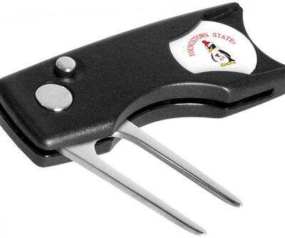 Youngstown State Penguins Spring Action Divot Tool with Golf Ball Marker (Set of 2)