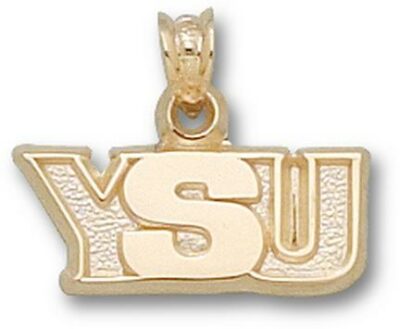 Youngstown State Penguins "YSU" Pendant - 14KT Gold Jewelry