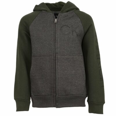 Calvin Klein Boy's Color Pop Full Zip Hoodie