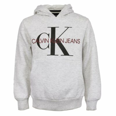 Calvin Klein Boy's Old School Pullover Hoodie