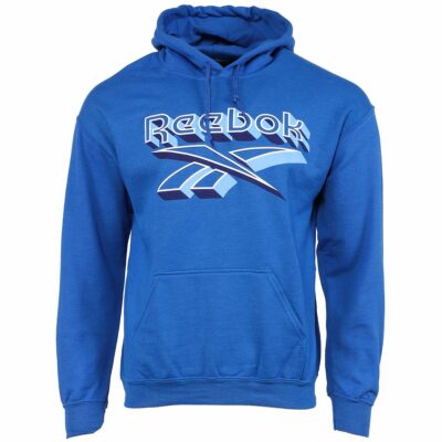 Reebok Men's Stacked Vector Fleece Pullover Hoodie