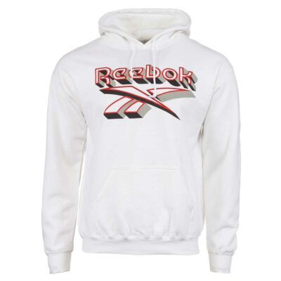 Reebok Men's Stacked Vector Fleece Pullover Hoodie