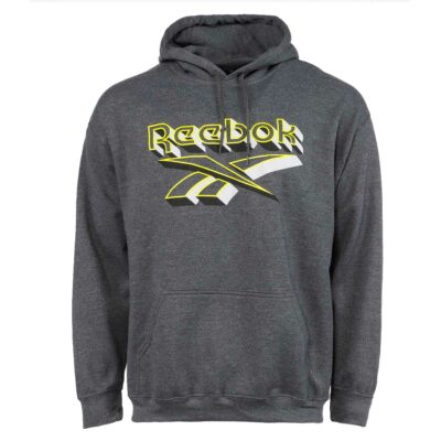 Reebok Men's Stacked Vector Fleece Pullover Hoodie