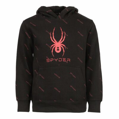 Spyder Boy's Chest Logo Allover Print Hoodie