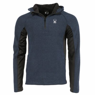 Spyder Men's Boundless Half-Zip Pullover With Hood