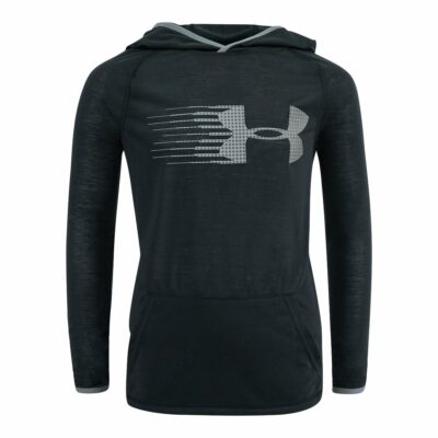 Under Armour Boy's Graphic Logo Heatgear L/S Hoodie Shirt